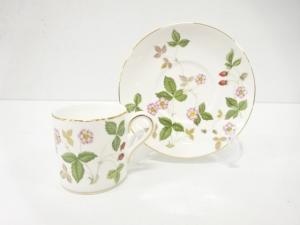 WEDGWOOD　ウェッジウッド　ワイルドストロベリー　デミタスカップ＆ソーサー　洋食器